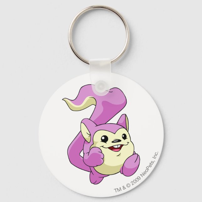 Meerca Pink Key Ring (Front)
