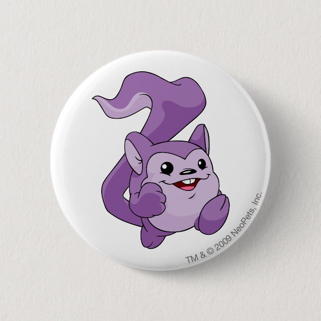 Meerca Purple 6 Cm Round Badge (Front)