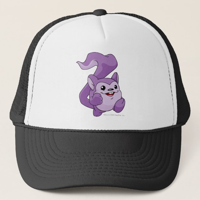 Meerca Purple Trucker Hat (Front)