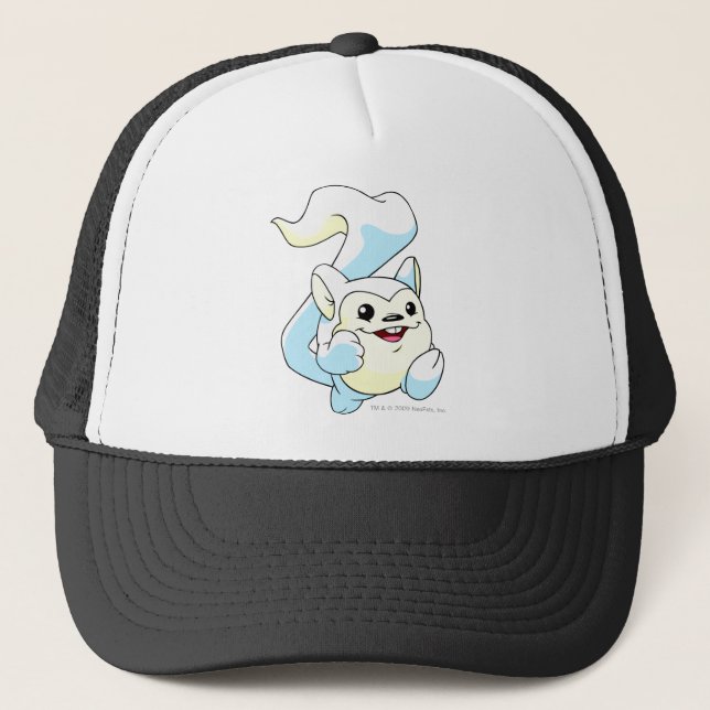 Meerca White Trucker Hat (Front)