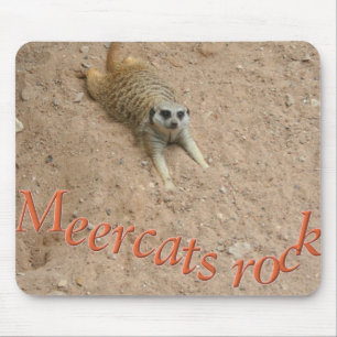 Meercats rock mousepad