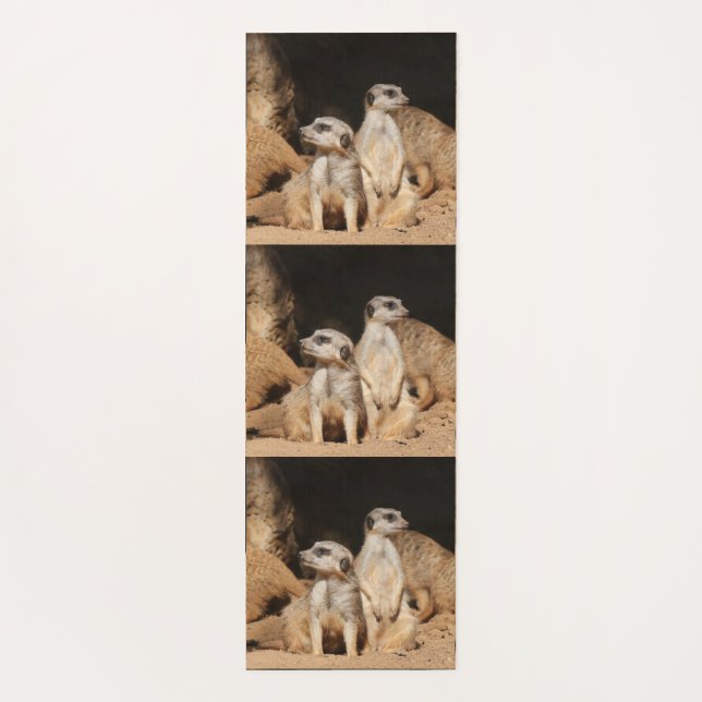 Meerkat 003 yoga mat (Back)