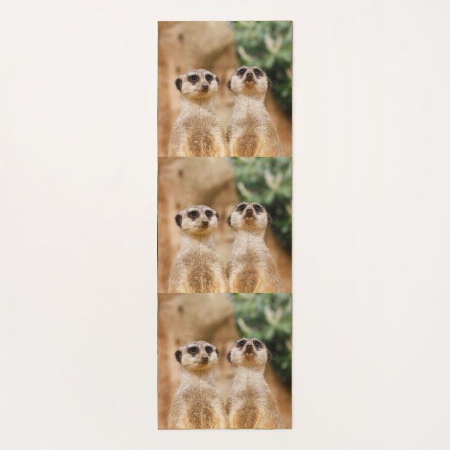 Meerkat 017 yoga mat (Back)