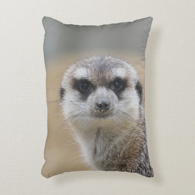 Meerkat 022 decorative cushion (Front(Vertical))