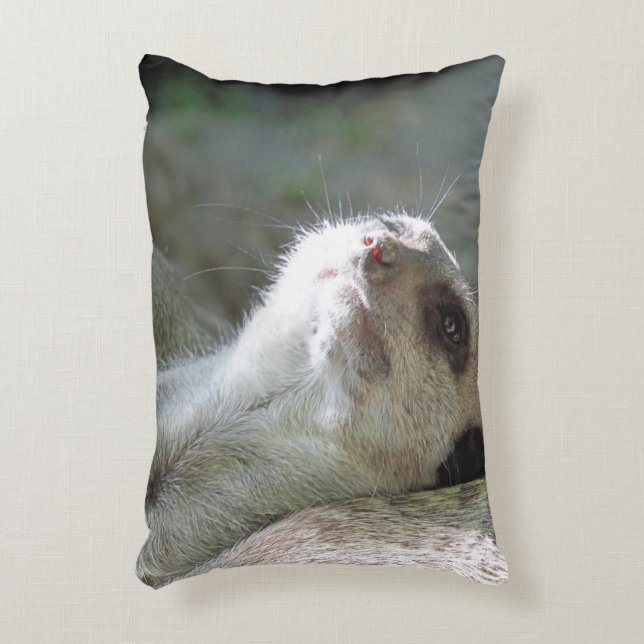 Meerkat 024 decorative cushion (Front(Vertical))