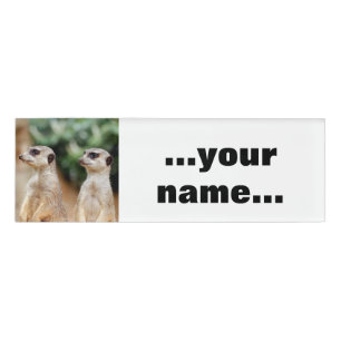 Meerkat 030 name tag