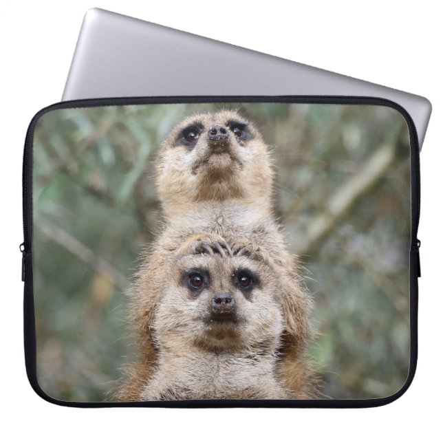 Meerkat 081 laptop sleeve (Front)