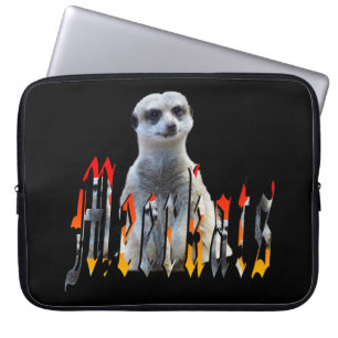 Meerkat And Meerkat Logo, Laptop Sleeve