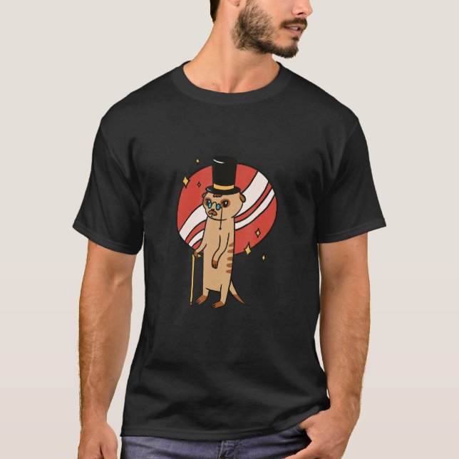 Meerkat   Animals  Elegant T-Shirt (Front)