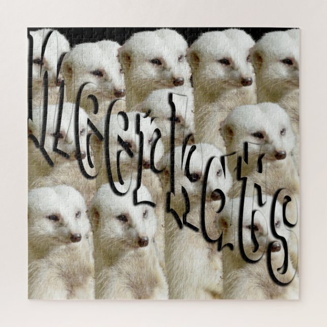 Meerkat Army Logo, Jigsaw Puzzle (Vertical)