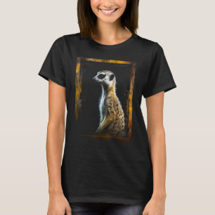 Meerkat Artwork Animal Meerkat 6 T-Shirt