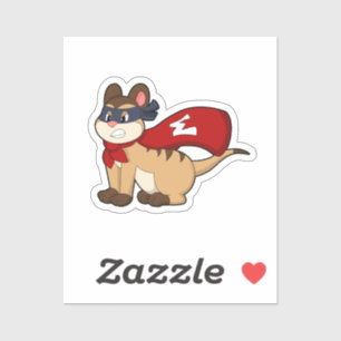 Meerkat as Hero with Mask