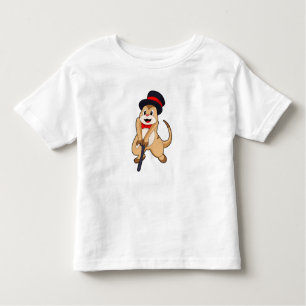 Meerkat as Pensioner with Walking stick Toddler T-Shirt