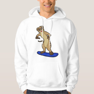 Meerkat as Snowboarder with Snowboard Hoodie