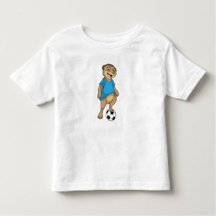 Meerkat as Soccer player with Soccer Toddler T-Shirt