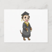 Meerkat as Student with Diploma