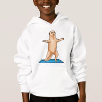 Meerkat at Fitness Stretching exercise