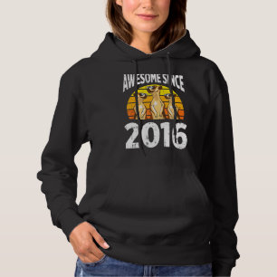 Meerkat Awesome Since 2016 6th Birthday 6 Years Ol Hoodie