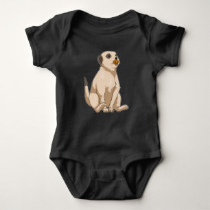 Meerkat Baby Pacifier Baby Bodysuit