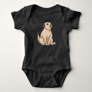 Meerkat Baby Pacifier Bodysuit
