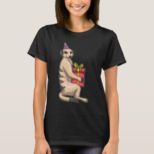 Meerkat Birthday Party hat T-Shirt