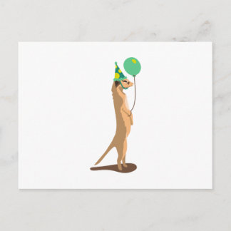 Meerkat Birthday Postcard