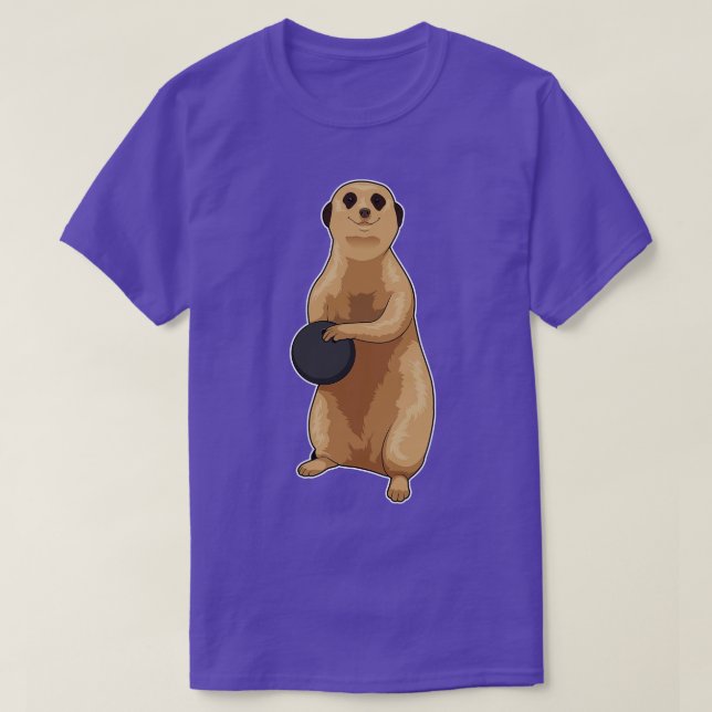Meerkat Bowling Bowling ball T-Shirt (Design Front)