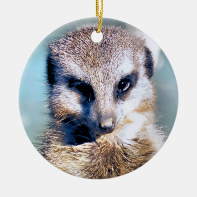 MEERKAT CERAMIC ORNAMENT (Front)