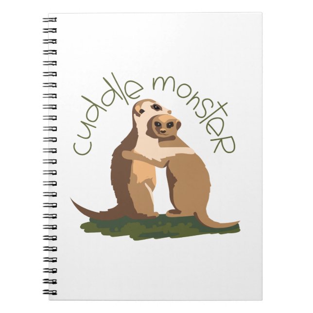 Meerkat Cuddle Notebook (Front)