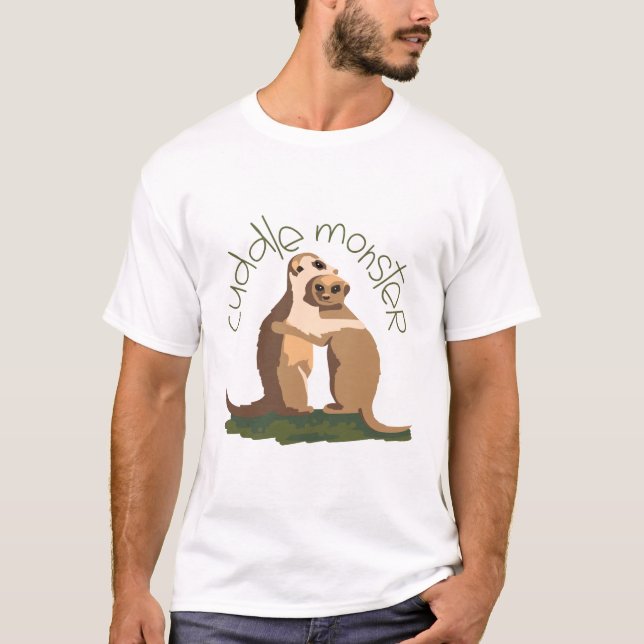Meerkat Cuddle T-Shirt (Front)
