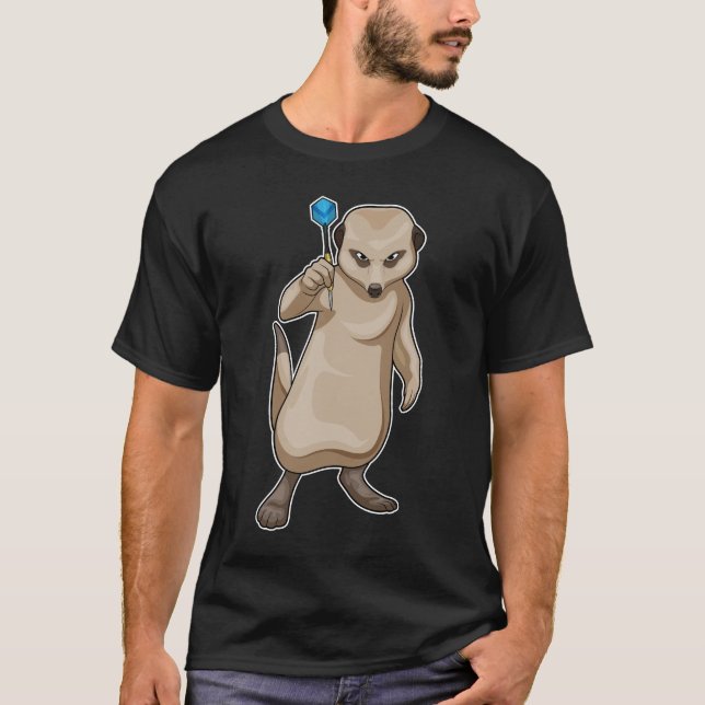 Meerkat Darts Dart T-Shirt (Front)