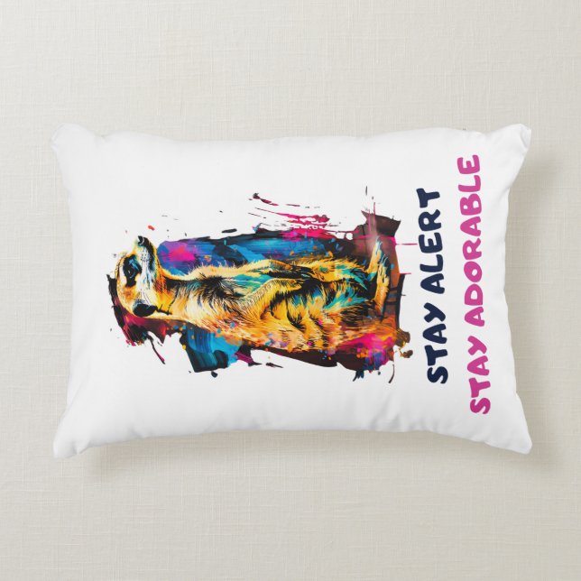 Meerkat Decorative Cushion (Front)