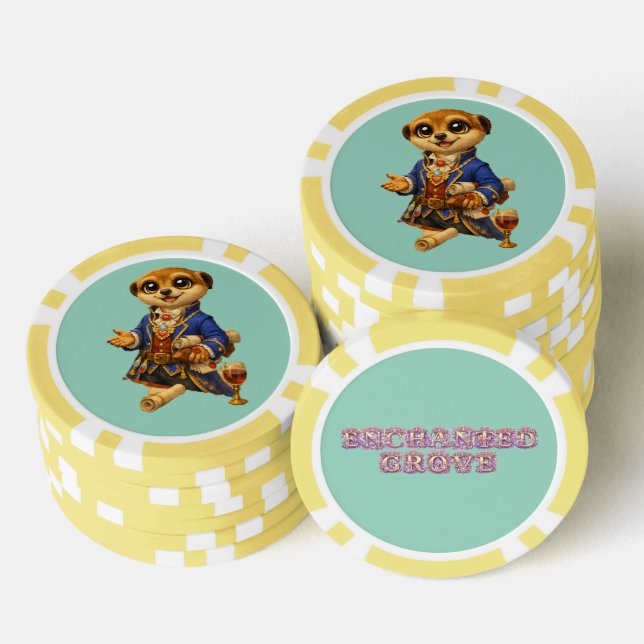 meerkat diplomat poker chips (Stack)