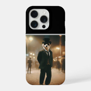 Meerkat Dressed For Black Tie Event,  iPhone 15 Pro Case