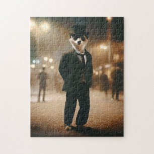 Meerkat Dressed For Black Tie Event, Jigsaw Puzzle