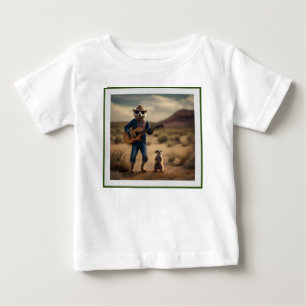 Meerkat Duet: Strumming Together in Harmony, Baby T-Shirt