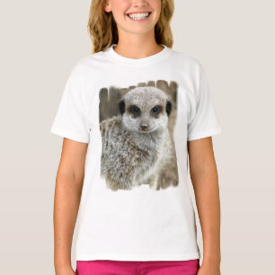 Meerkat Face Girl's T-Shirt