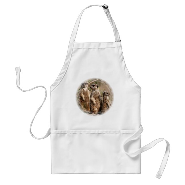 Meerkat Family Apron (Front)