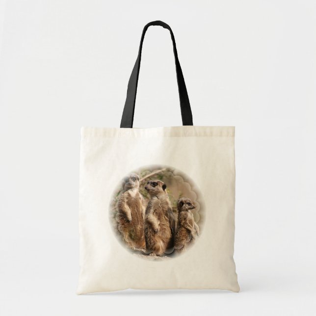 Meerkat Family Tote Bag (Front)