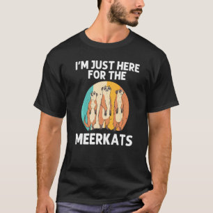 Meerkat For Men Women Retro Wildlife Zoo Animal 1 T-Shirt