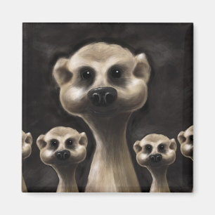 Meerkat fridge magnet