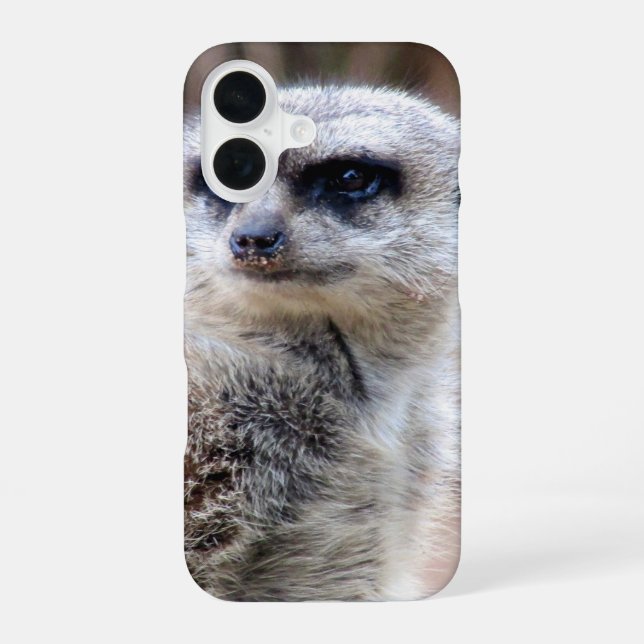 meerkat iPhone 16 case (Back)