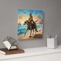 Meerkat Jockey On A Meerkat Horse,