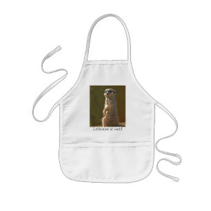 Meerkat kid's Apron