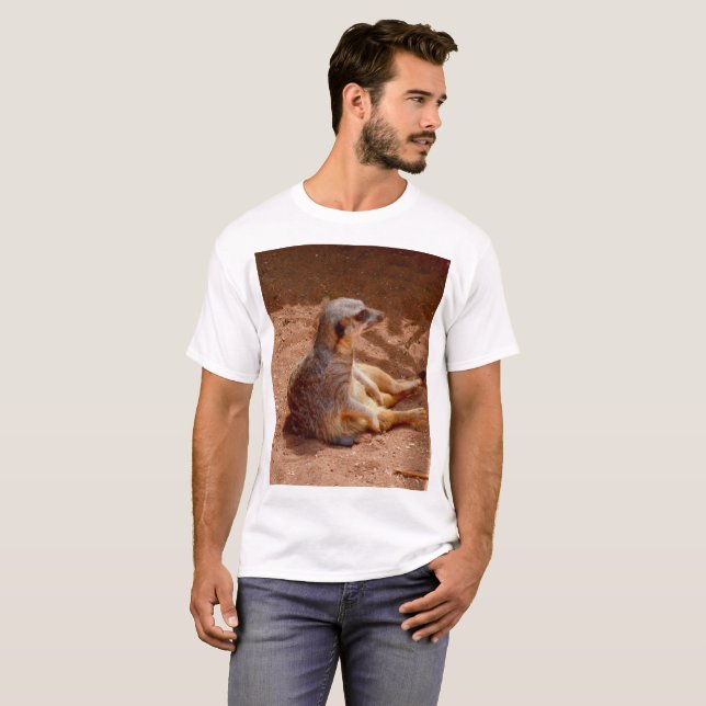 Meerkat Lazy Days, T-Shirt (Front Full)