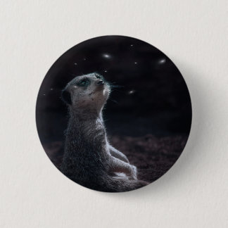 Meerkat magic 6 cm round badge
