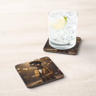 "Meerkat Moonlight: A Crooner’s Serenade" Coaster