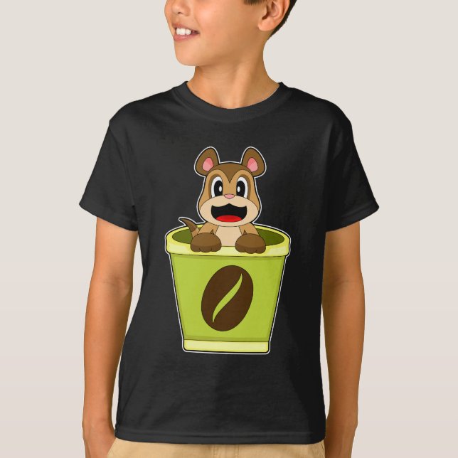 Meerkat Mug Coffee T-Shirt (Front)