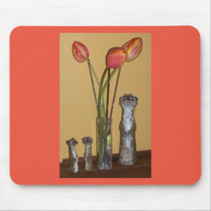 Meerkat Mum & Kids Mouse Pad