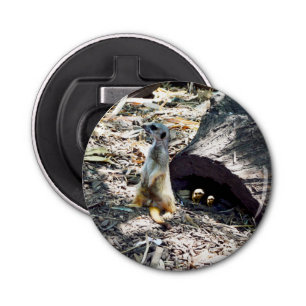 Meerkat Mum With Her Kids, Bottle Opener